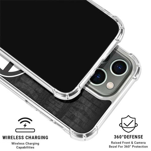 NFL Green Bay Packers Black & White iPhone 16 Pro Clear Case